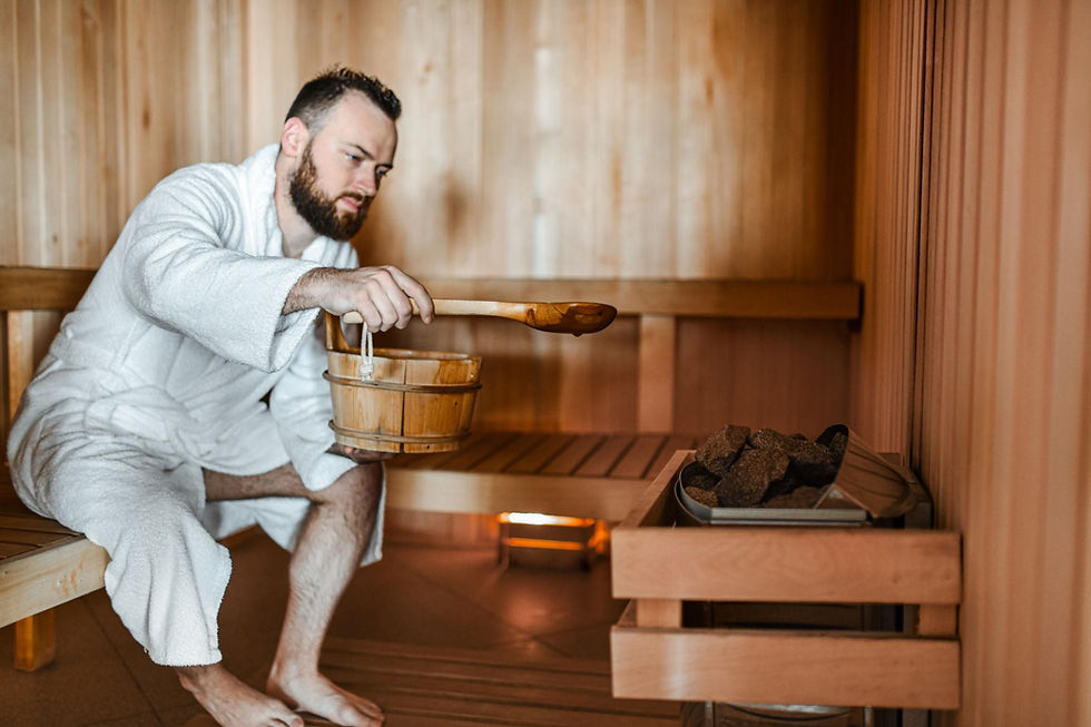 Thumbnail: סאונה חבית חיצונית Premium Barrel Sauna