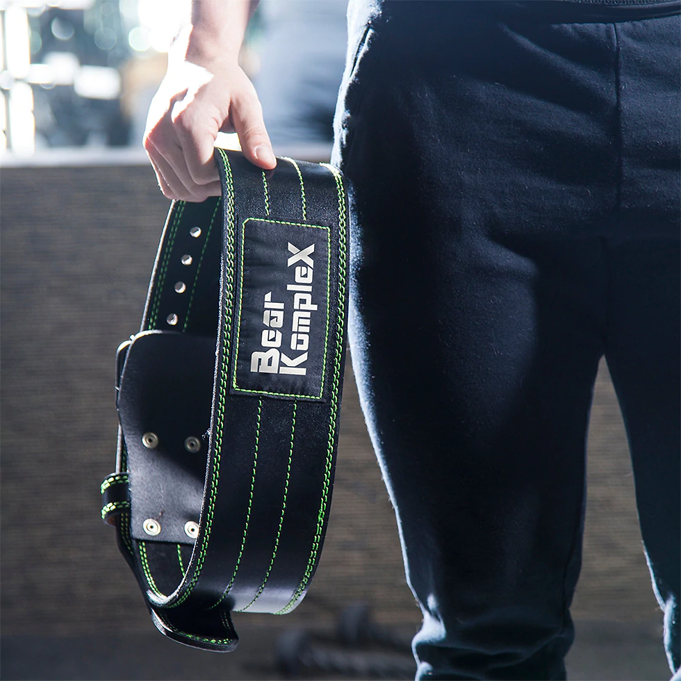 Thumbnail: Bear KompleX - Genuine Leather Buckle Belt