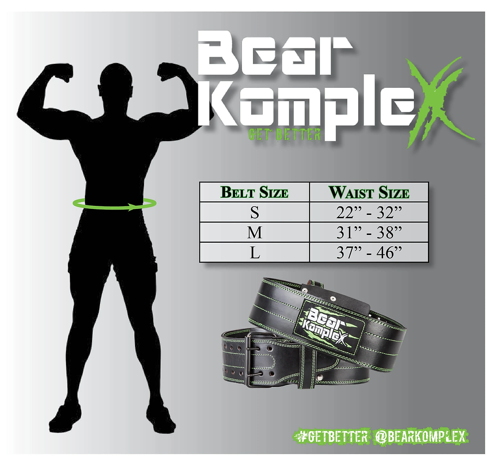 Thumbnail: Bear KompleX - Genuine Leather Buckle Belt