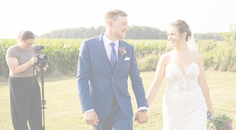 Candidly Kierra Productions in action in the Rochester region as a wedding videographer