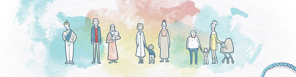 Illustration de l'accompagnement parental en dyade ou triade