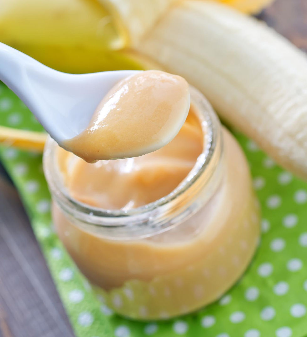 Banana and Apple Puree