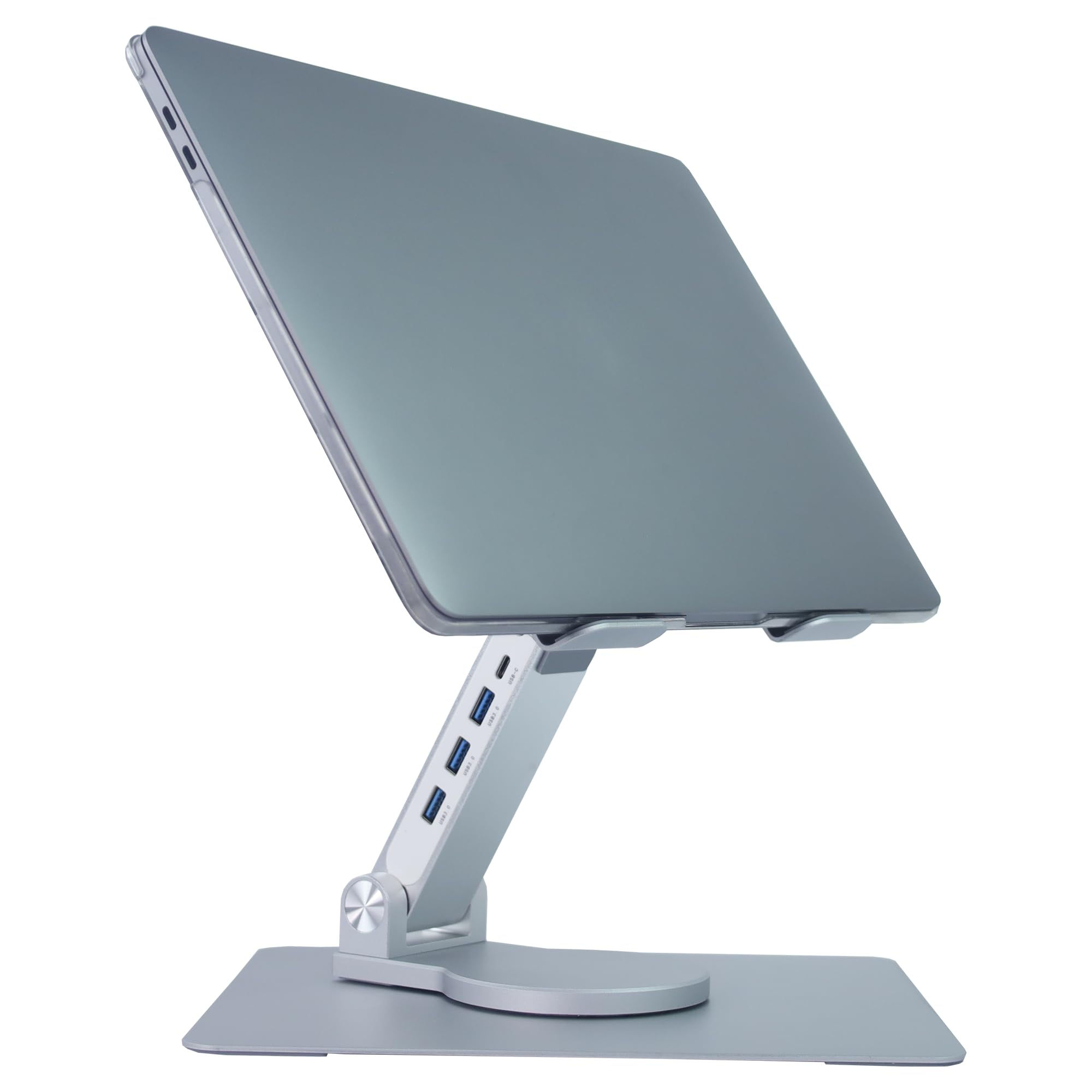 Vanlis Adjustable Laptop Stand with 360 Rotating Base Foldable Ergonomic Laptop 