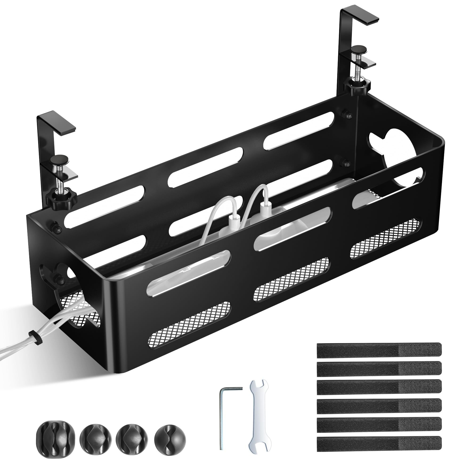 Under Desk Cable Management Tray Cinati Cable Management Under Desk No Drill Met