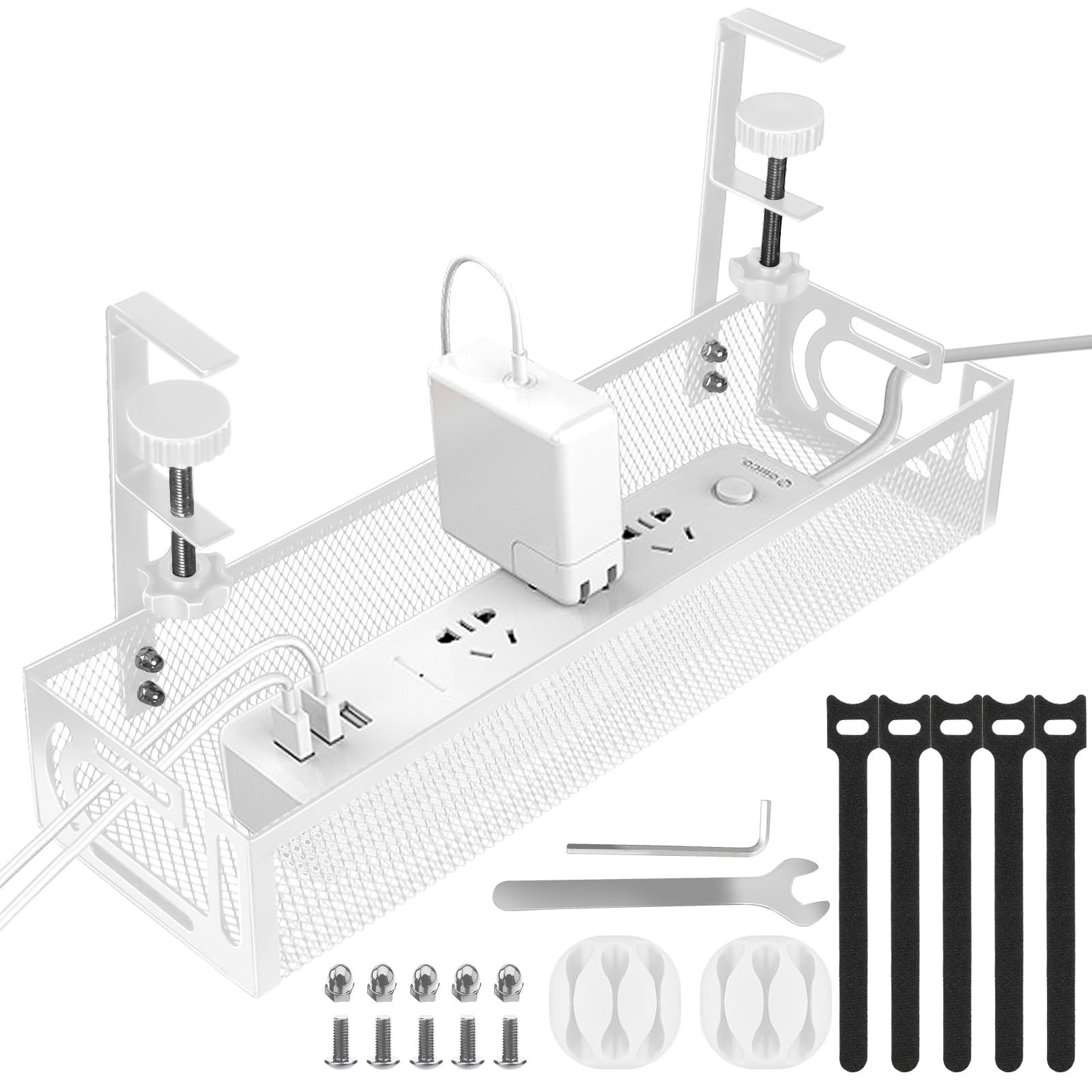 Under Desk Cable Management Tray Cable Management Under Desk No Drill Cable Mana
