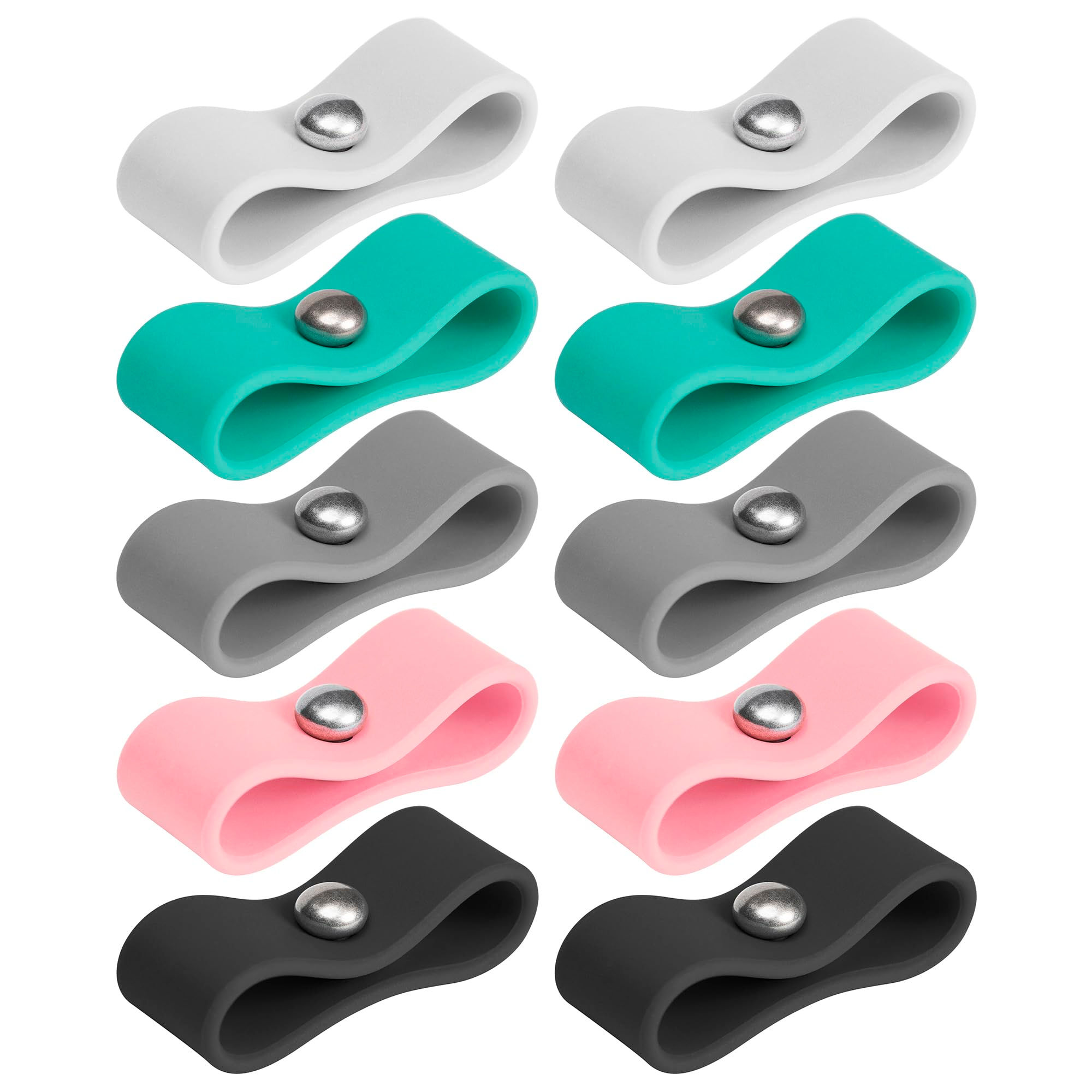10 Pack Cord Organizer Ring Cord Keeper Cable Organizer USB holder Silicone Cabl