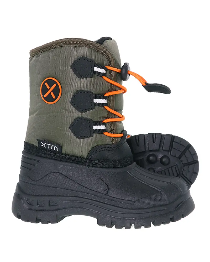 Rocket Kids' Winter Boa Lined Snow Boot - Forest Colour