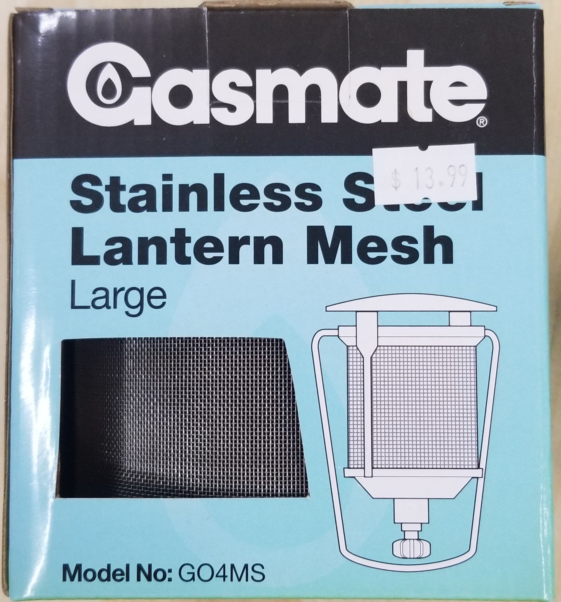 GASMATE S/S LANTERN MESH REPLACEMENT FOR GLASS FOR COMPANION PRIMUS