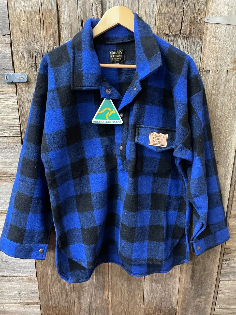 Carson's Clothing Company Woollen Bush Shirt - Kid Size Medium