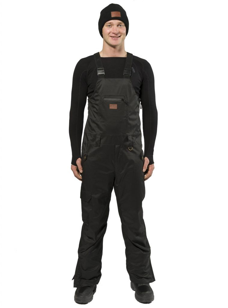 Thumbnail: XTM Jagger Bib Pants Mens Black 15K  Ski Snow Board $219.99 - Size Small