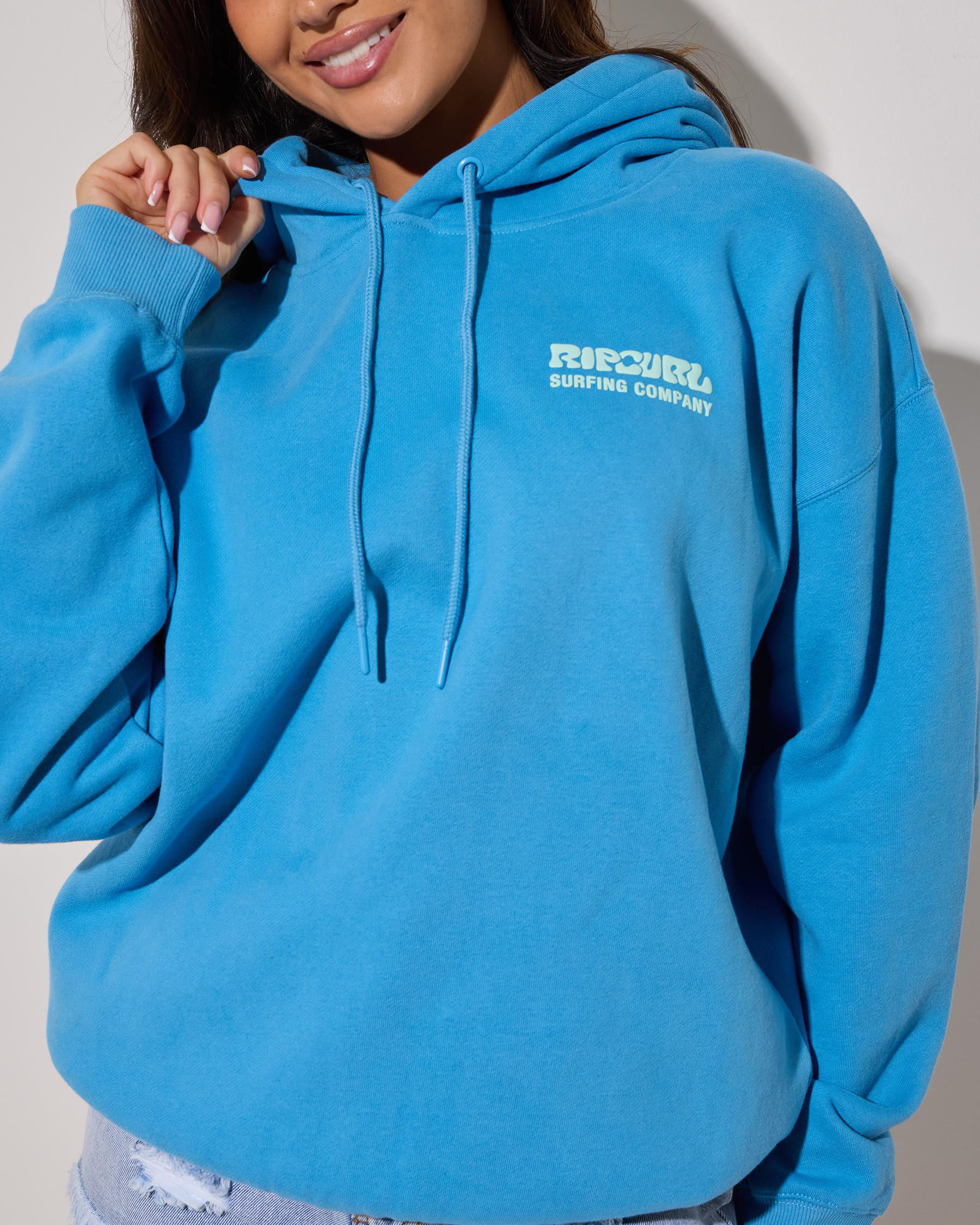 RIPCURL LADIES SURF PUFF HERITAGE HOOD HOODIE - RRP $109.99