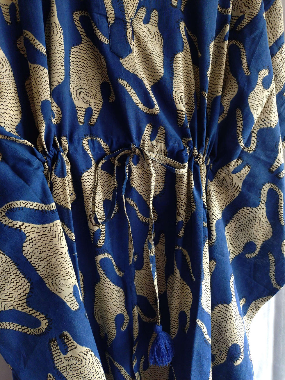 サムネイル： botanical dye 　kaftan tibetian tiger