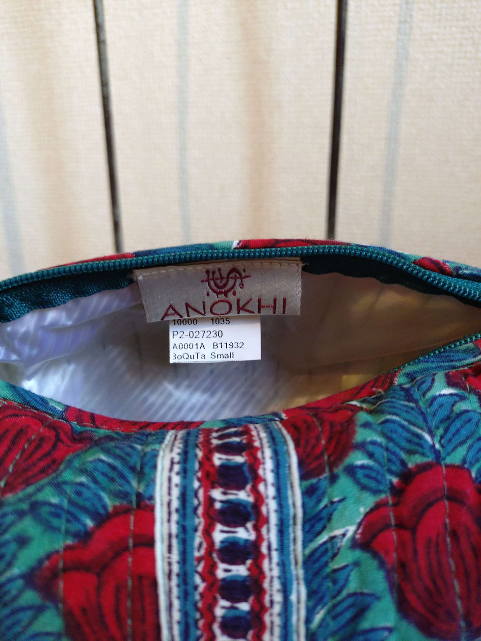 Thumbnail: anokhi ムガル帝国のお姫様へ捧ぐチューリップ　ポーチ