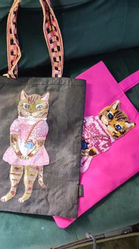 サムネイル： ナタリーレテ　ゴブラン織り　トートバッグ