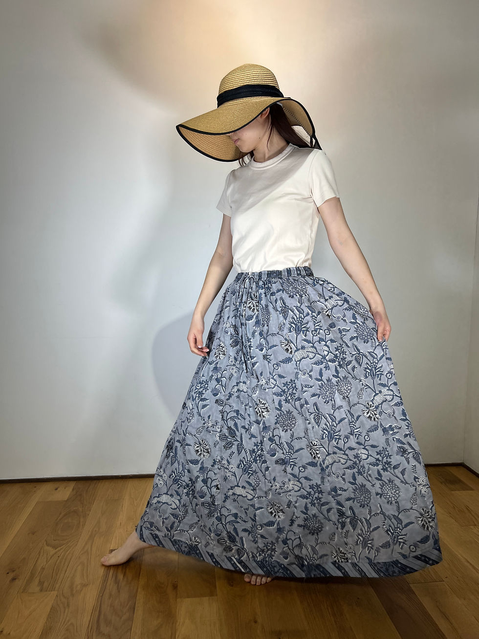 サムネイル： Block print Vintage sanganer スカート