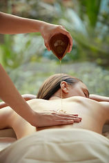 Aromatherapy oil massage treatment at RXV Wellness Village spa Thailand