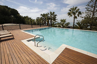 Rooftop infinity pool with panoramic sea views at Palasiet Wellness Clinic Spain