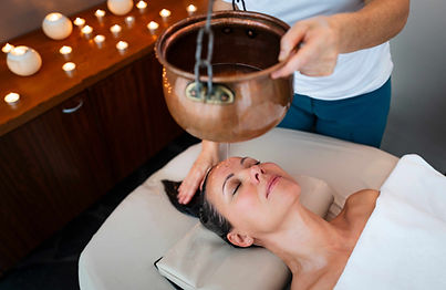 Shiro Dhara Ayurvedic forehead treatment at Océano Health Spa Hotel Tenerife