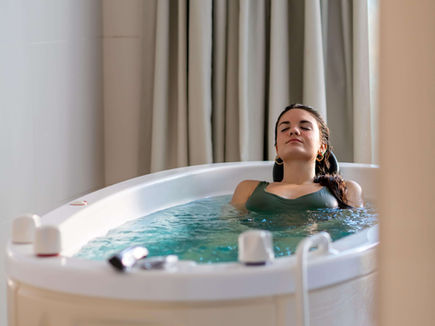 Hydrotherapy bath at The View Bouznika in Morocco