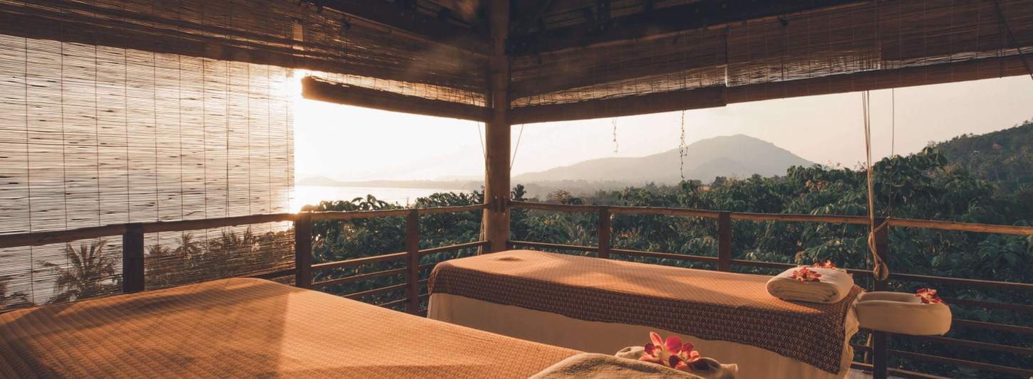 Open-air treatment space at Kamalaya Wellness Sanctuary