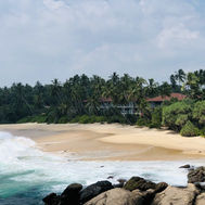 View of beach at Anantara Peace Haven Tangalle