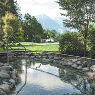 Kneipp hydrotherapy pool at Park Igls Mayr Clinic in Austria