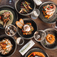 Seasonal meals served at Shanti-Som Algarve, made with local Algarve produce