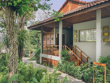 Cognitive House nestled in tropical gardens at Kamalaya Wellness Sanctuary