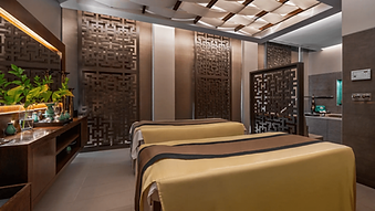 Luxury double treatment room at Banyan Tree Spa Estoril wellness centre