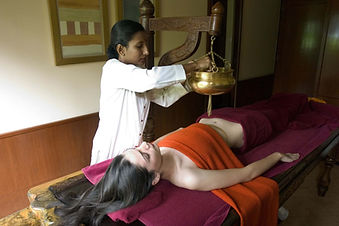 Shirodhara Ayurvedic therapy at Ananda in the Himalayas