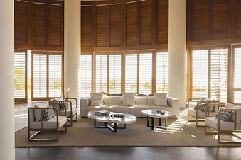 Welcome lounge area at SHA Wellness Mexico