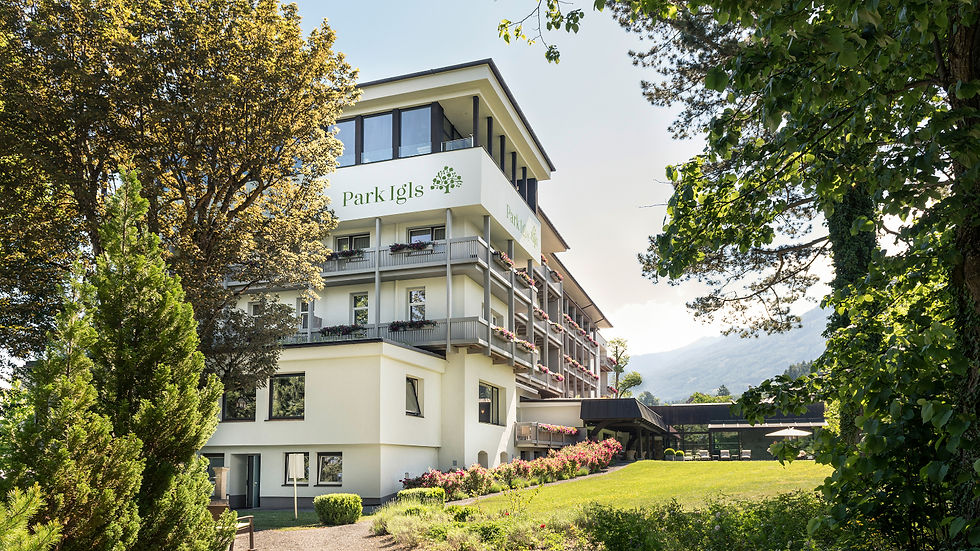 Exterior of Park Igls Mayr Detox Clinic in Austria