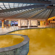 Indoor thermal pool at Sianji Wellbeing Resort Turkey