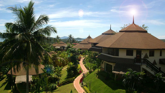 Mangosteen Ayurveda & Wellness Resort villas surrounded by tropical gardens in Phuket