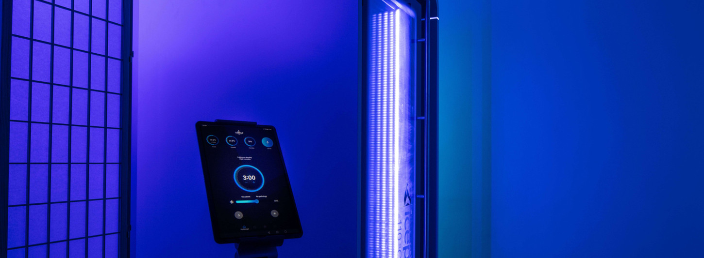 Cryotherapy chamber at Anantara Layan wellness centre