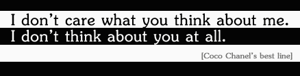 Coco Chanel Quote
