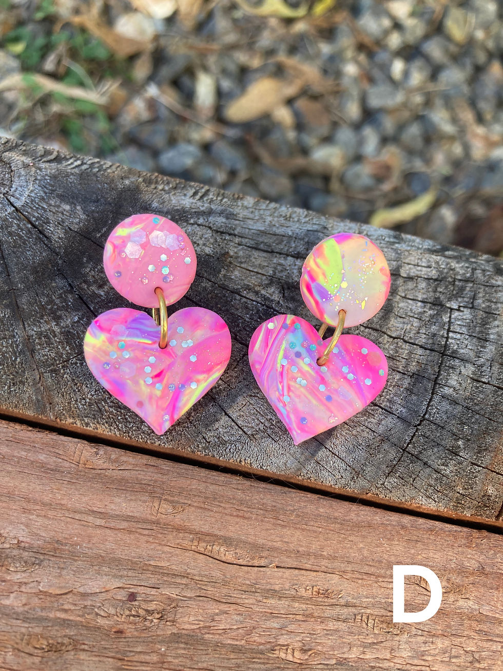 Thumbnail: Lover Heart stud dangles