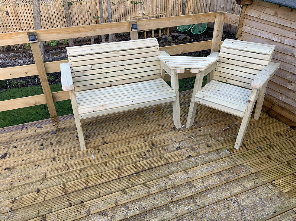Thumbnail: Bench and Chair combo corner