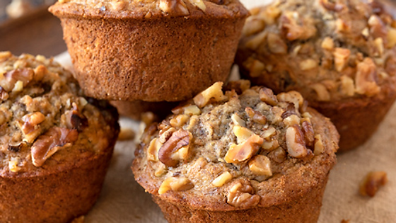 Banana Nut Muffins (1 dozen)