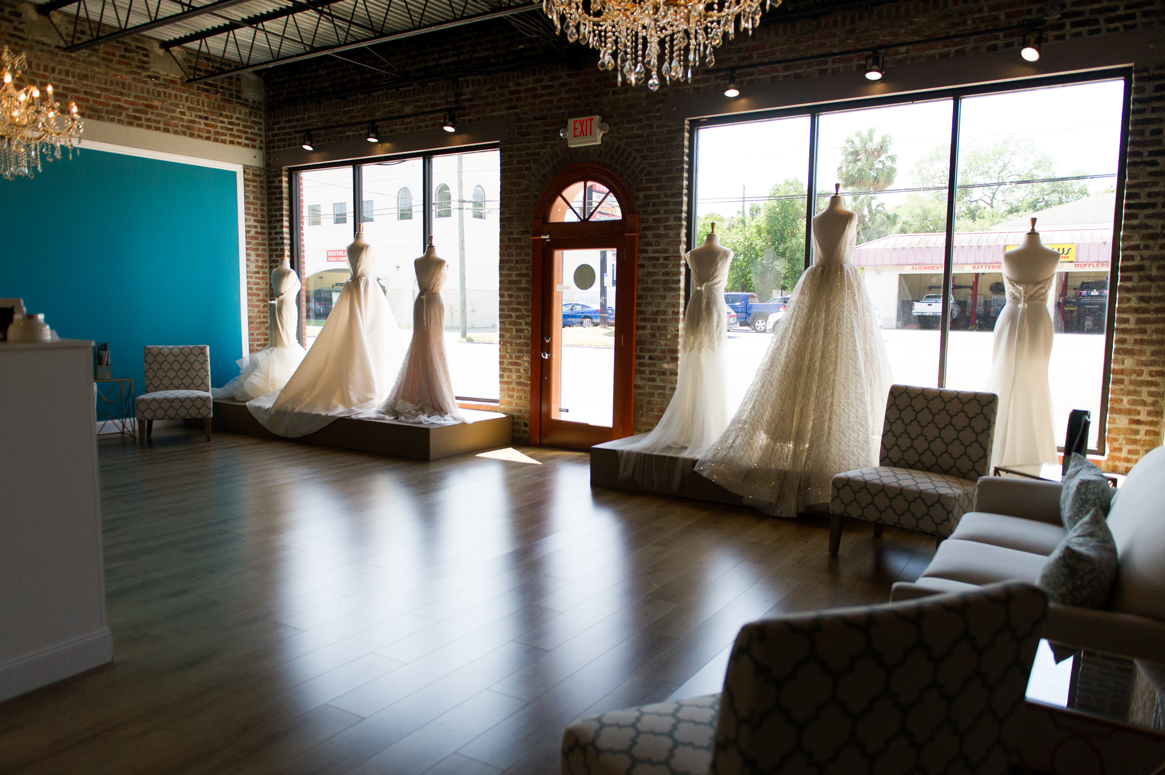 teal evening gowns with sleeves
