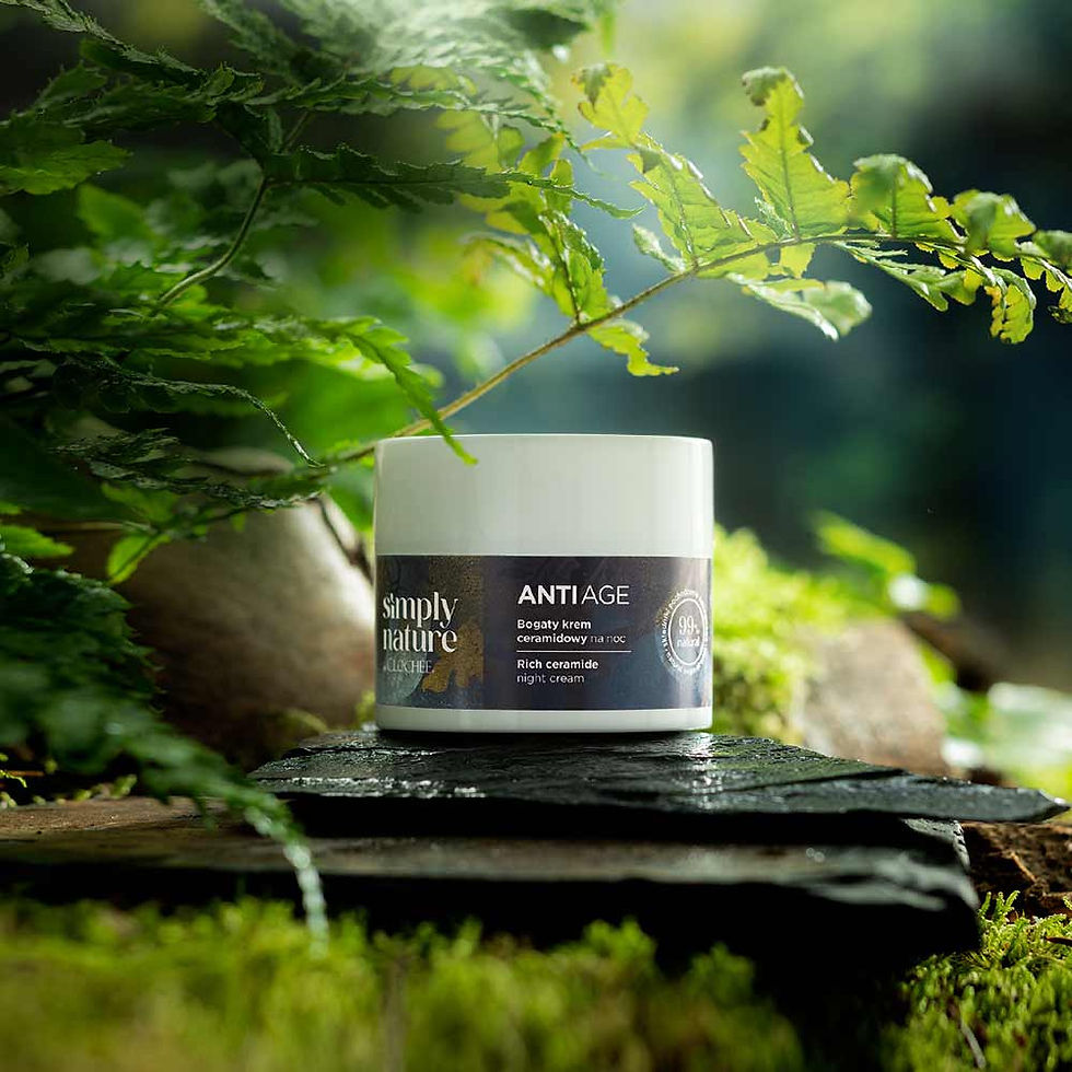 Thumbnail: Rich ceramide night cream. Simply Nature by Clochee