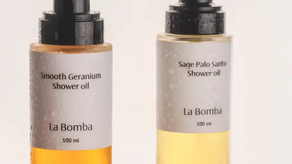 Miniatyrbilde: Dusjolje La Bomba Sage & Palo Santo – fuktighetsgivende kroppsolje