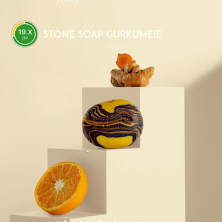 Stone Soap Gurkemeie