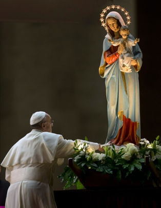 BEWARE: FALSE MARY WORSHIP 
Vatican's 'Queen of Heaven' lie