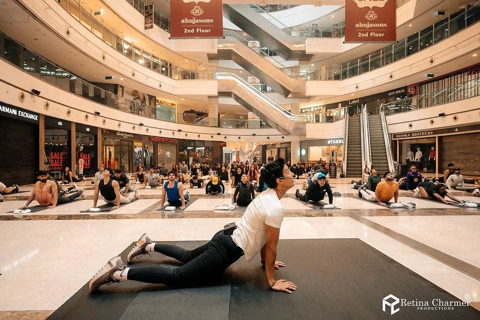 Nike Training Session at DLF Mall of India, Noida — Sports & Running Event Photography by Sports Photographer in Delhi NCR