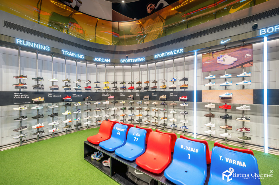 Nike Store Saket - Premium Retail Showroom Photographer Delhi NCR 