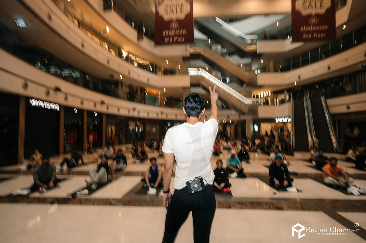 Nike Running Session at DLF Mall of India, Noida — Sports & Running Event Photography by Sports Photographer in Delhi NCR