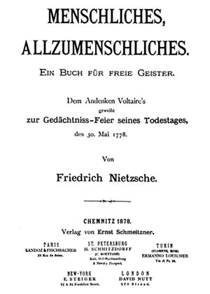 Menschliches, Allzumenschliches