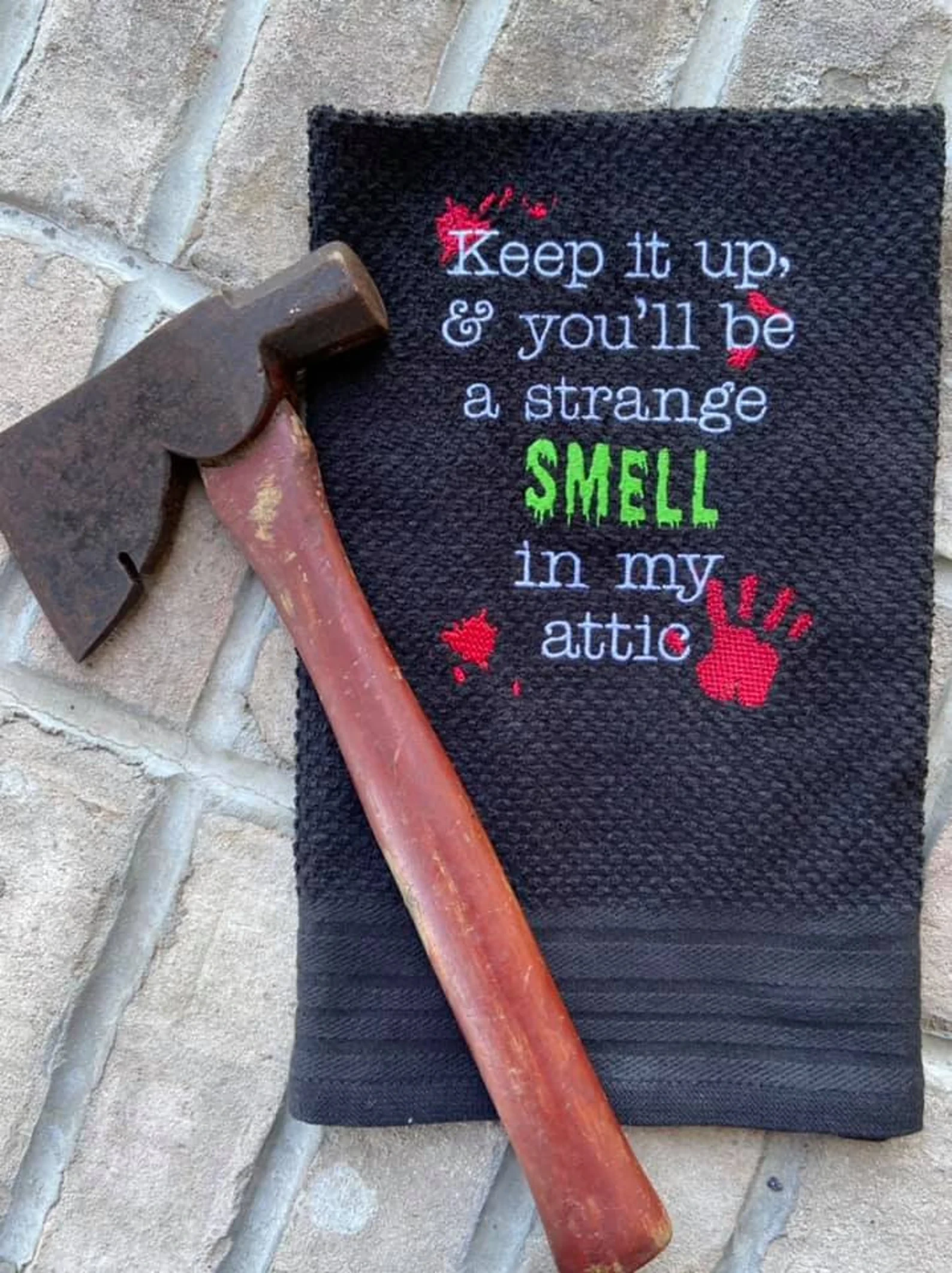 dirty dish towel