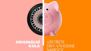 Originální kola Fiat se slevou 30%.